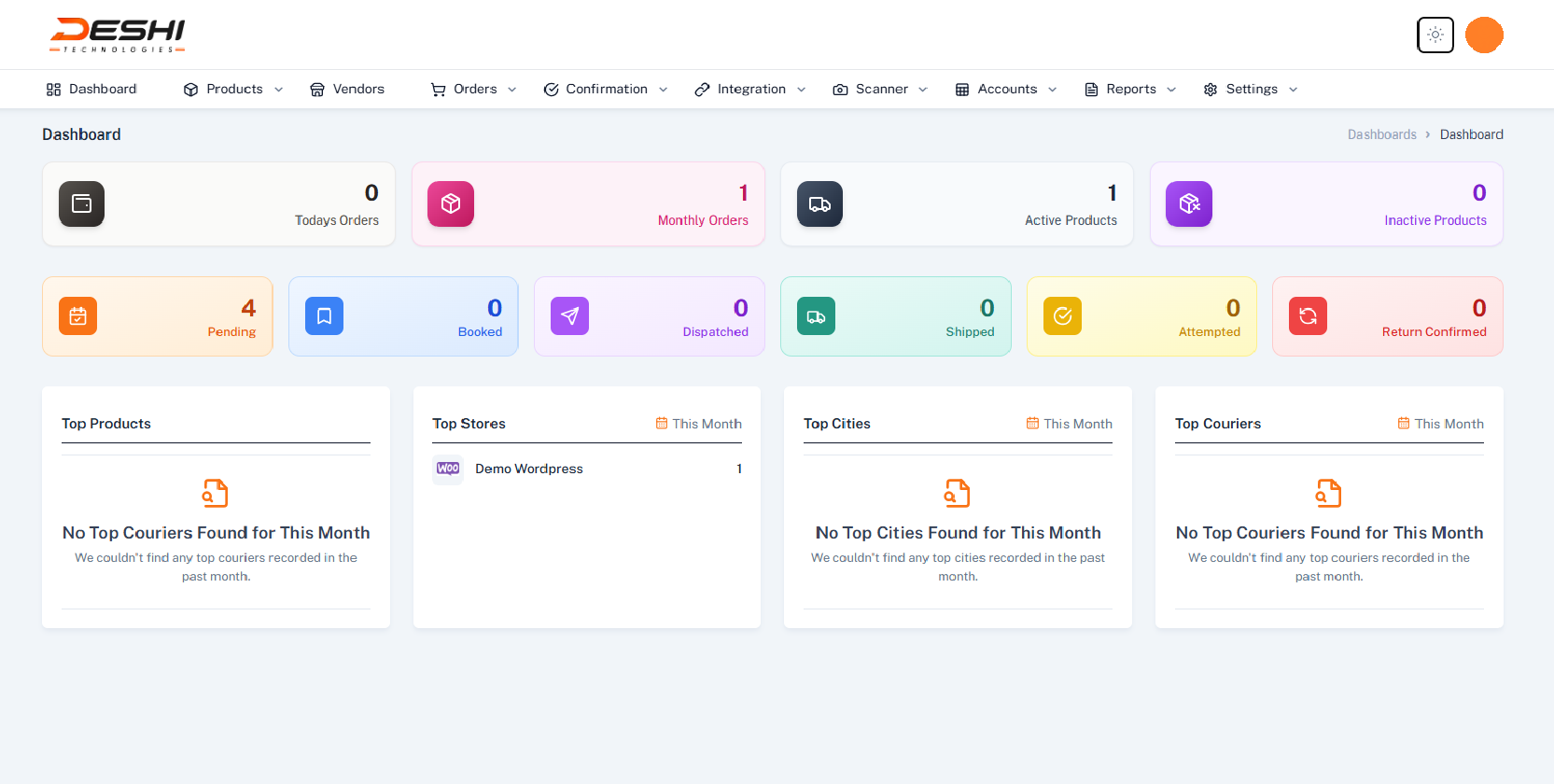 OMS Dashboard